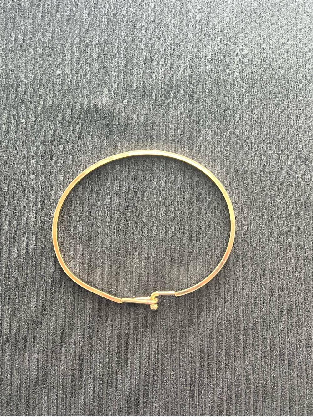 Classic Gold Tone Hinged Bangle Bracelet - Women's Jewelry